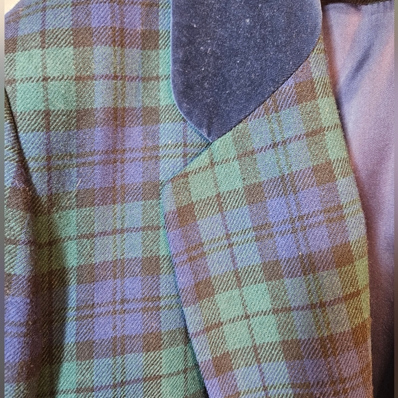 Women's 24 plus size Pendelton plaid wool skirt suit (uc) - Picture 8 of 12